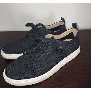 Lucky Brand Women's Sneakers 8M Knit Mesh Lace Up LP-Laddix Casual Comfort Black